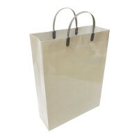 ラミネートバッグ 大 グレー10枚 W330×H440×D110mm LBL-G【エヒメ紙工】