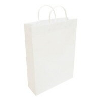 ラミネートバッグ 大 ホワイト 10枚 W330×H440×D110mm LBL-WH【エヒメ紙工】