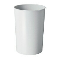 ●シンプルでどこにでも置ける丸型くず入れ　●オフィスに馴染むシンプルトーン　●容量／19．5リットル　●色／グレー　●サイズ／直径280×高さ400mm　●質量／約635g　●グリーン購入法対象商品k6472-4768