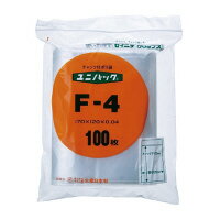 ユニパック　A6 幅120×チャック下170mm　100枚 F-4【生産日本社】