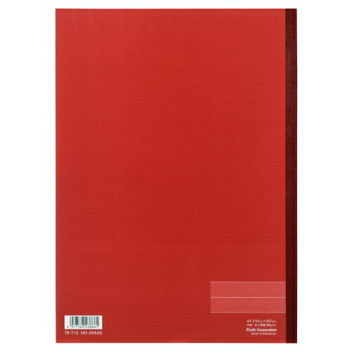 ノートブック NO-204AS A4 A罫 10冊 NO-204AS(10)【プラス 】