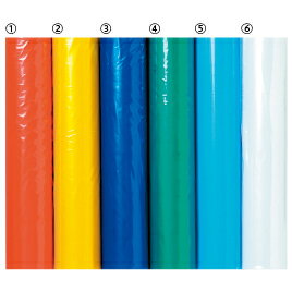 カラーポリロール(筒状) 透明 43896【サンワ】