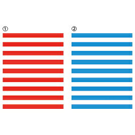 カラーポリ袋（20枚）ストライプ　あか SA-1403【アラコー】