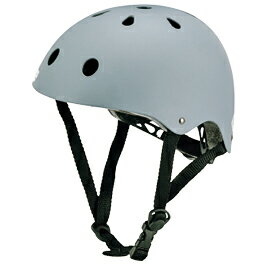 スポーツヘルメット　グレー56cm ERA110【エバニュー】