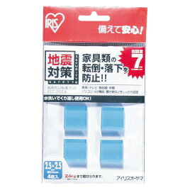 優れた粘着性で、家具などの転倒を防止します。●高さ／約5mm●耐荷重／（1）4枚で24kg、（2）4枚で60kg、（3）4枚で100kg、（4）100kg（1?あたり約1kg目安）e180-950