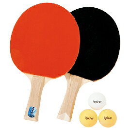 卓球ラケットセットD　シェイクハンド KW-016【角利産業】