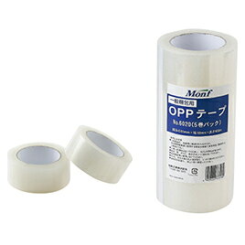 梱包用OPPテープNo．6020（5巻） NO.6020 5P【Monf】