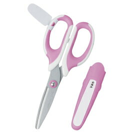 【ゆうパケット対応可】メガサク 学童はさみ 桃 SK-312-P【ソニック】