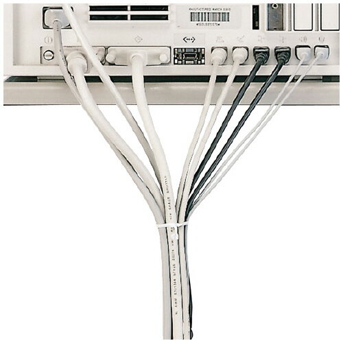 【ゆうパケット対応可】OAネジラー　必要な長さにカットしてケーブルを簡単結束 CA-611WN【サンワサプライ】