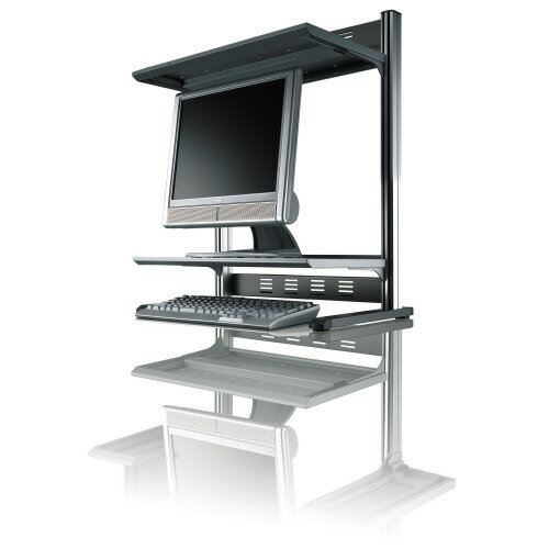 モニタシェルフ＜RESPACE−F＞　棚2段　W600　シルバー EAS-DSF6001NC【コクヨ】