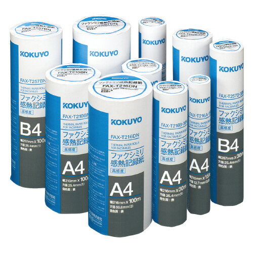 �ե������ߥ괶Ǯ��Ͽ�桡B4��257mm��30m���ⴶ�� FAX-T257B-30N�ڥ������