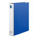 パイプ式ファイルエコノミー両開きA4縦 青 10冊 EM-FURT640BX10【iimo】