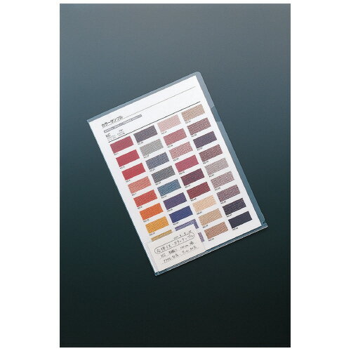 【ゆうパケット対応可】クリヤーホルダー（名刺ポケット付き）　A4　透明 フ-MP750T【コクヨ】