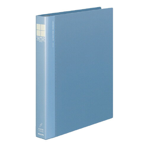 ロックリングファイル＜シングルレバー＞　A4縦　内径27ミリ　PP・2穴　青 フ-TLF430B【コクヨ】