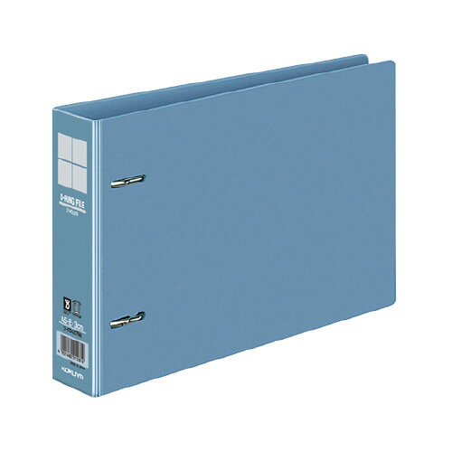 Dリングファイル　A5横　30ミリとじ　青 フ-FD437NB【コクヨ】