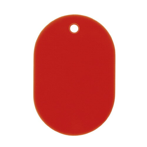 番号札（無地）　赤　25枚入　W31×D46×H2．5mm BF-41-RD【オープン工業】