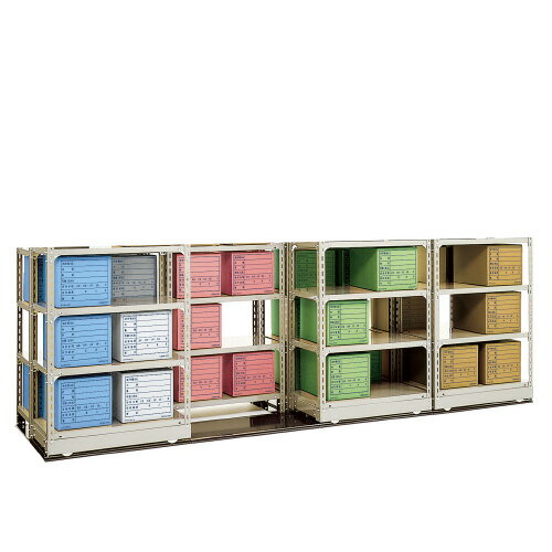 文書保存箱（カラー・フォルダー用）　白 B4A4-BX-W【コクヨ】