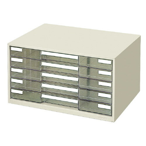 レターケース（A3ヨコ型）　5段　透明プラスチック引出し LC-YAG5M【コクヨ】