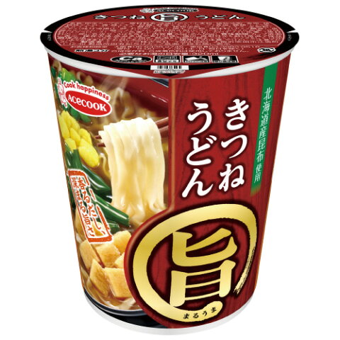 ＃まる旨　きつねうどん　12食 296506【エースコック】※軽減税率対象商品