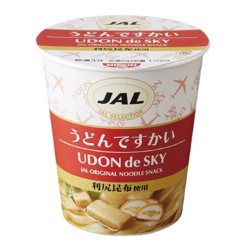 ＃JAL　SELECTION　カップ麺　うどん　15個 BUDES【JALUX】※軽減税率対象商品