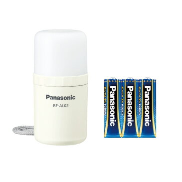 乾電池エボルタNEO付 LEDランタン 直径約46×95mm BF-AL02K-W【Panasonic】