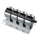 数取器 4連式 外寸法W121・D70・H67 CL-204【コクヨ】