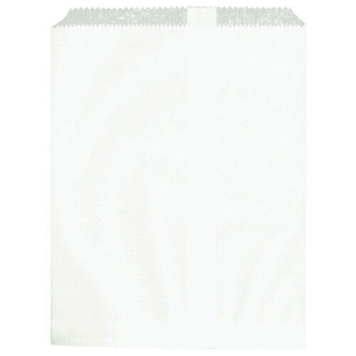 平袋ベロ付　白　4号　100枚　135×195＋15mm フ-104【フロンティア】