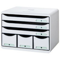 ビッグボックスプラスA4横 3段+小物 LGY 【エクザコンタ】