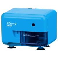 電動シャープナー 芯先調整付き ブルー 3台 【アスカ】