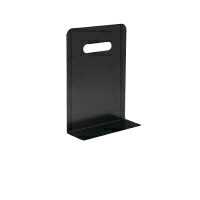 マグネット付きなのでスチール製のキャビネットに！●色：黒●材質：スチール●底部にマグネットシート付きJ741052