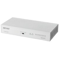 スイッチングHUB 8ポート LSW6-GT-8NS/WH 【BUFFALO】