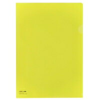 25色の豊かなバリエーション。書類整理に大活躍のクリアホルダーです。開閉部の下部にカット加工を施して破れにくい工夫がされています。●クリアホルダー●規格：A4●外形寸法：縦310×横220mm●色：黄●材質：ポリプロピレン●厚：0．2mmJ294505