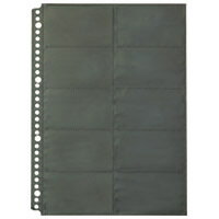 【ゆうパケット対応可】SHOT DOCS名刺ホルダー台紙10枚 36SDD 【キングジム】