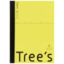 Trees B5 A罫 30枚 イエロー 10冊 【ジョインテックス】