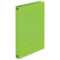 丈夫なPP製フラットファイル。水や汚れに強い！●フラットファイル●業務用パック●樹脂製表紙●タテ型●規格：A4−S厚とじ●収容数：300枚●背幅：28mm●色：リーフグリーン●材質：ポリプロピレン●外形寸法：縦307×横230mm●表紙厚：0．5mm●穴数：2穴●穴間隔：80mm●1パック入数：10冊J892524