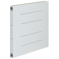 丈夫なPP製フラットファイル。水や汚れに強い！●フラットファイル●業務用パック●樹脂製表紙●ヨコ型●規格：A4−E●収容数：180枚●背幅：18mm●色：グレー●材質：ポリプロピレン●外形寸法：縦226×横312mm●表紙厚：0．5mm●穴数：2穴●穴間隔：80mm●1パック入数：10冊J892539