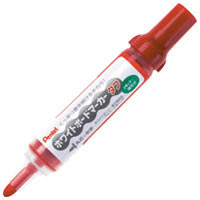 【ゆうパケット対応可】ボードマーカータフ MW50M-B 丸芯 中字 赤 【ぺんてる】