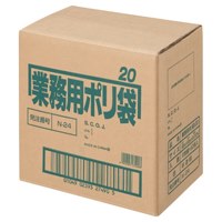 ポリゴミ袋 N-24 白半透明 20L 10枚 60組 【日本サニパック】