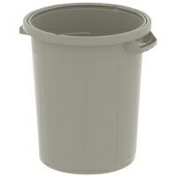 エコン ダストボックス 丸型 45L 本体 【E－CON】 【メーカー直送品】【時間指定不可・夜間配送不可】【平日配送のみ】