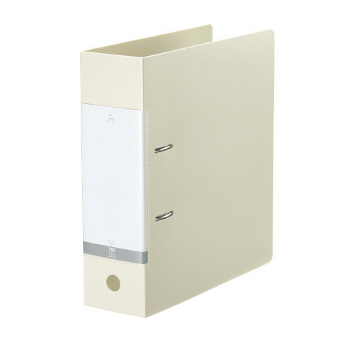 D型リングファイル　A4　2穴　縦　750枚　白 G2290-0【リヒトラブ】