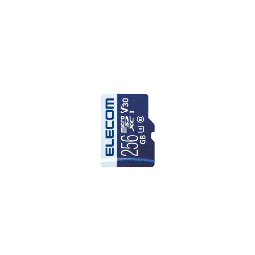 MicroSDXCカード／256GB　UHS−I　U3　256GB MF-MS256GU13V3R【エレコム】