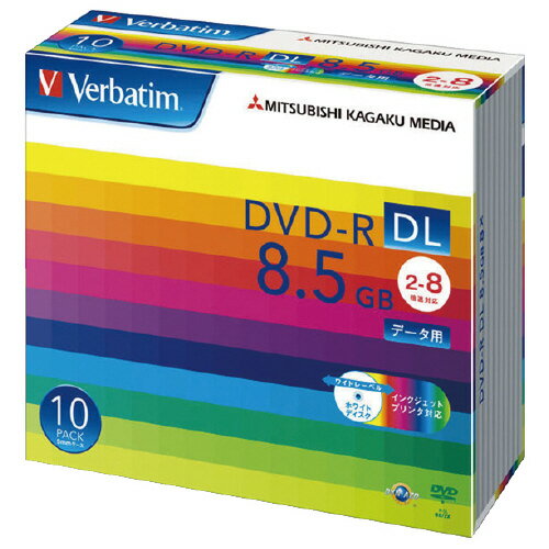 Verbatim DVD－R 2層 10枚 DL 8．5GB DHR85HP10V1【三菱ケミカルメディア】