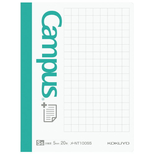 【ゆうパケット対応可】 キャンパスまとめがはかどるノートふせん 方眼罫 小サイズ メ-NT100S5【コクヨ】