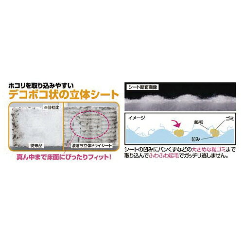 激落ち　立体ドライシート　20枚入 SS-079【レック】
