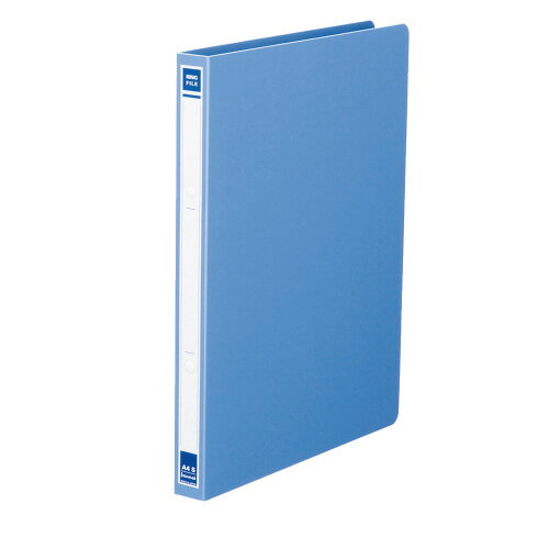 リングファイルPP製　A4縦　青　10冊入5009-5124【カウネット】