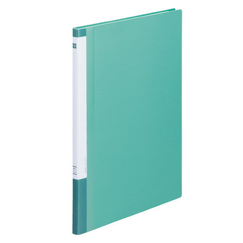 A4 Size - クリヤーブック（固定式）　A4縦　10ポケット　緑　10冊4263-8865【カウネット】