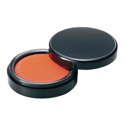 【ゆうパケット対応可】 速乾朱肉　40号　フタ式4174-6639【カウネット】