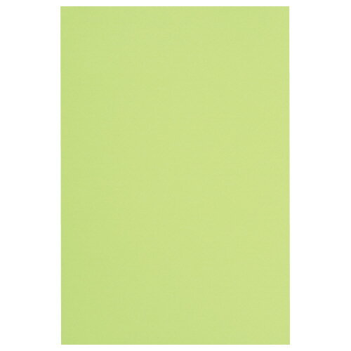 パ）色画用紙　四つ切　若草　30枚4212-9387【カウネット】