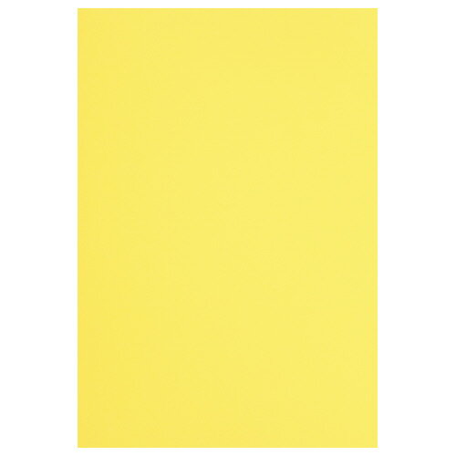 色画用紙　八つ切　黄　100枚4226-9359【カウネット】