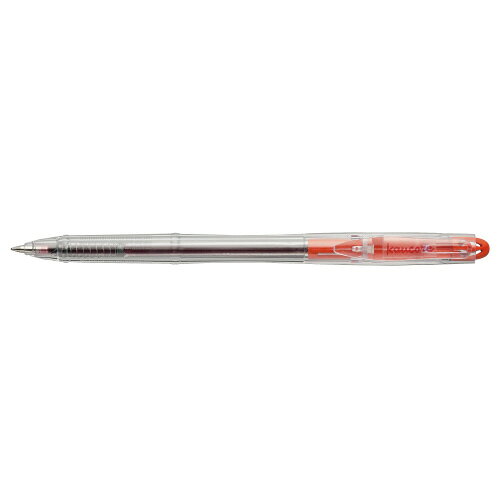 ●油性ボールペンに「カウコレ」が仲間入り！●透明軸 使い切りタイプ●ボール径/0.7mm●インク色/赤k6533-1316